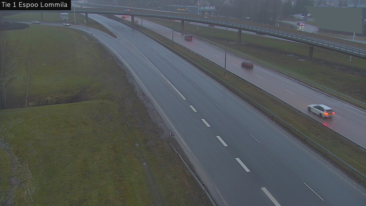 Weather Camera Image Väg 1 Esbo, Lommila, Espoo, Uusimaa