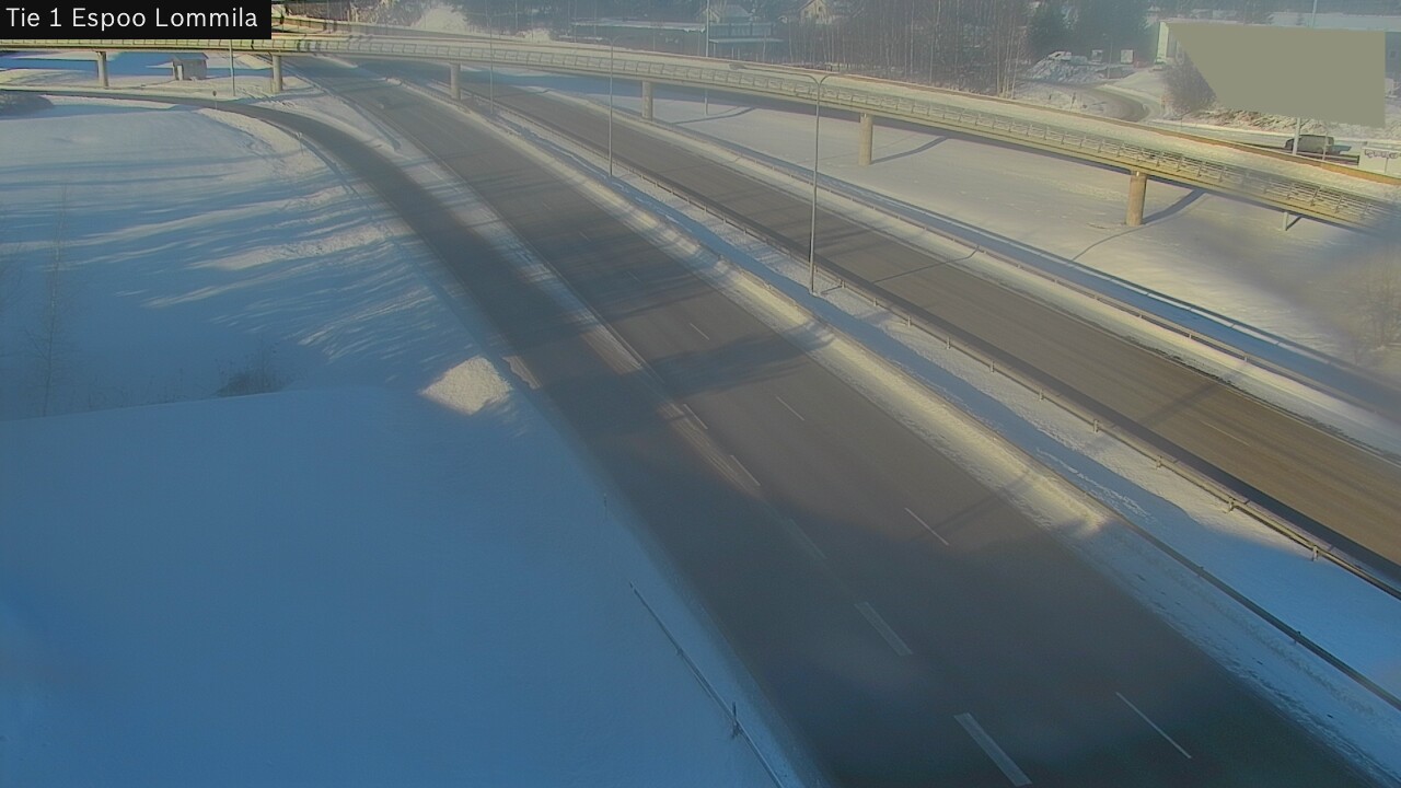 Weather Camera Image Road 1 Espoo, Lommila, Espoo, Uusimaa