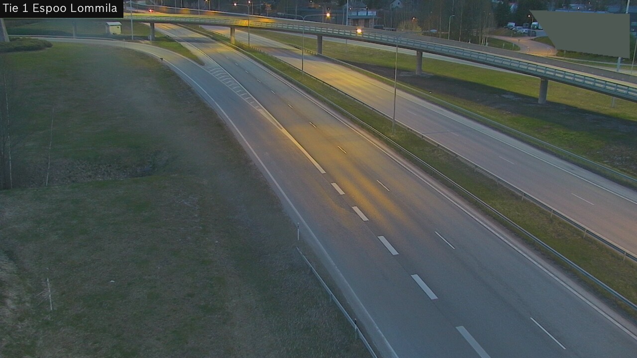 Weather Camera Image Väg 1 Esbo, Lommila, Espoo, Uusimaa