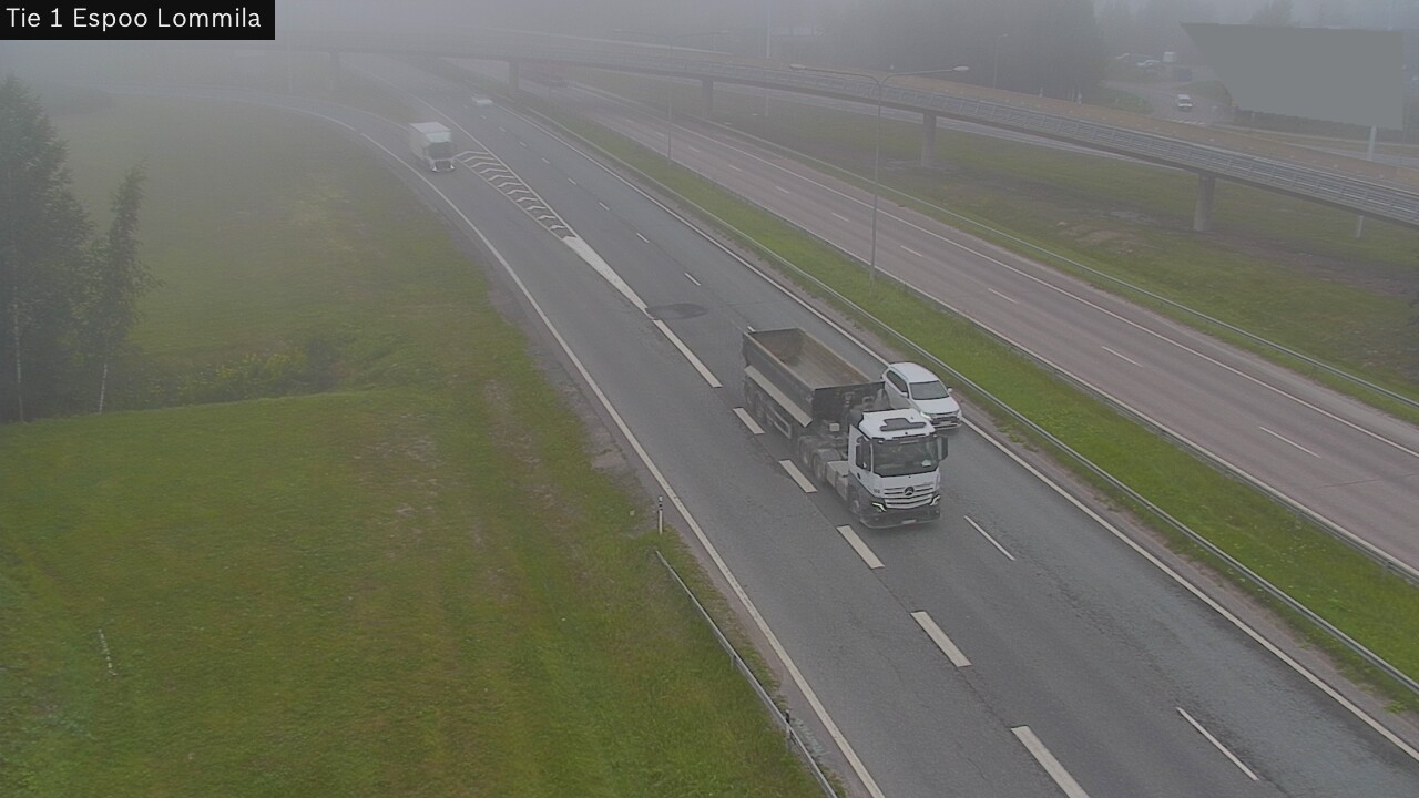Weather Camera Image Väg 1 Esbo, Lommila, Espoo, Uusimaa