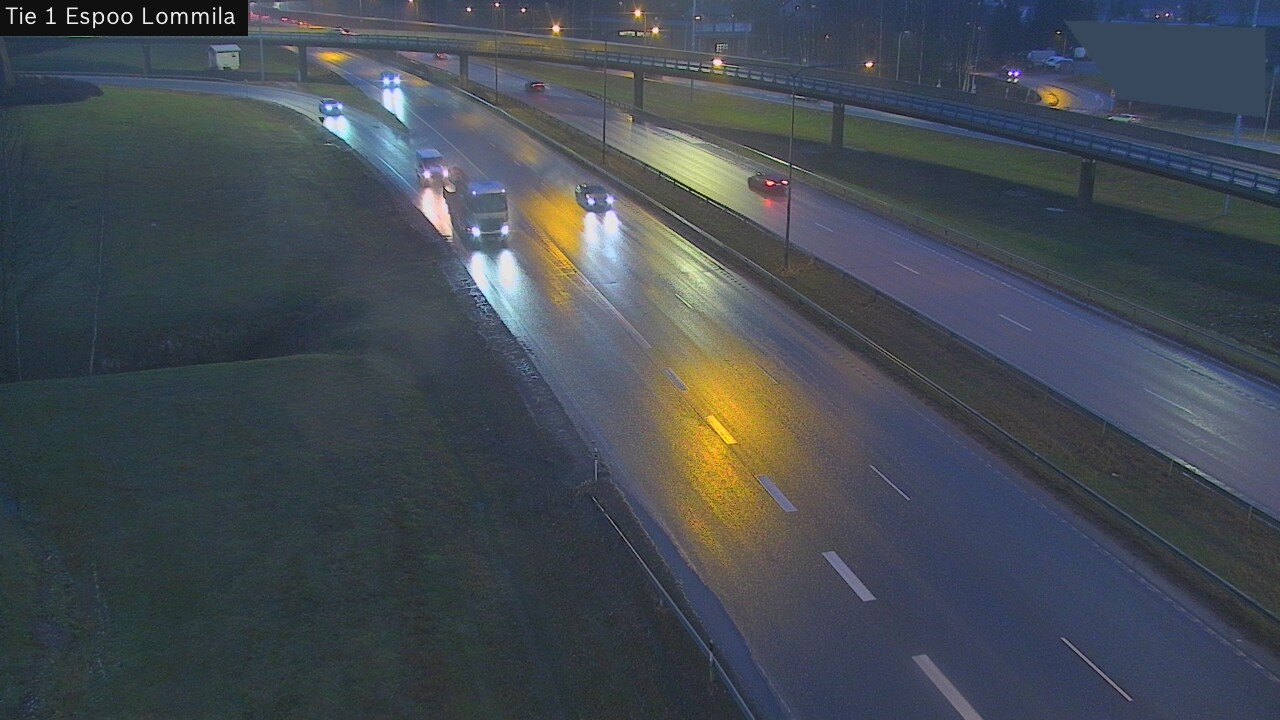 Weather Camera Image Väg 1 Esbo, Lommila, Espoo, Uusimaa