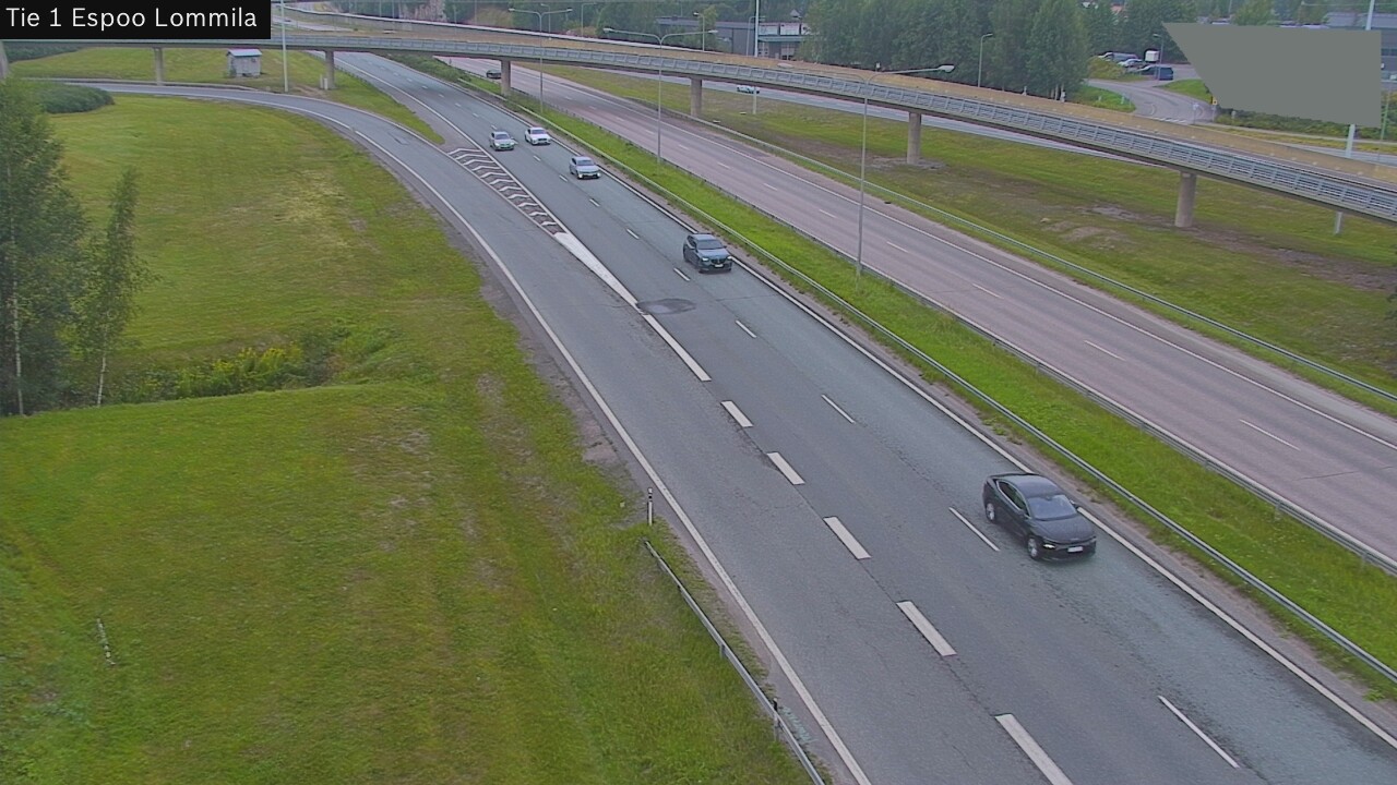 Weather Camera Image Väg 1 Esbo, Lommila, Espoo, Uusimaa