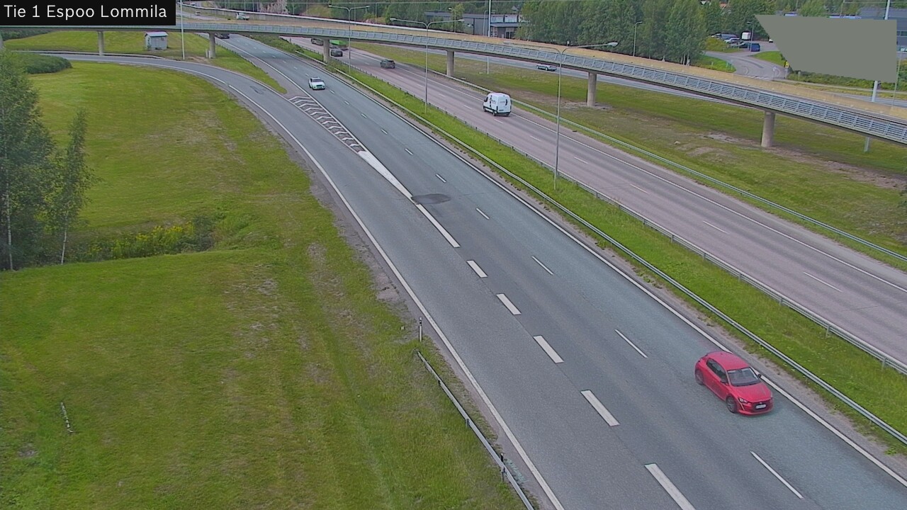 Weather Camera Image Väg 1 Esbo, Lommila, Espoo, Uusimaa
