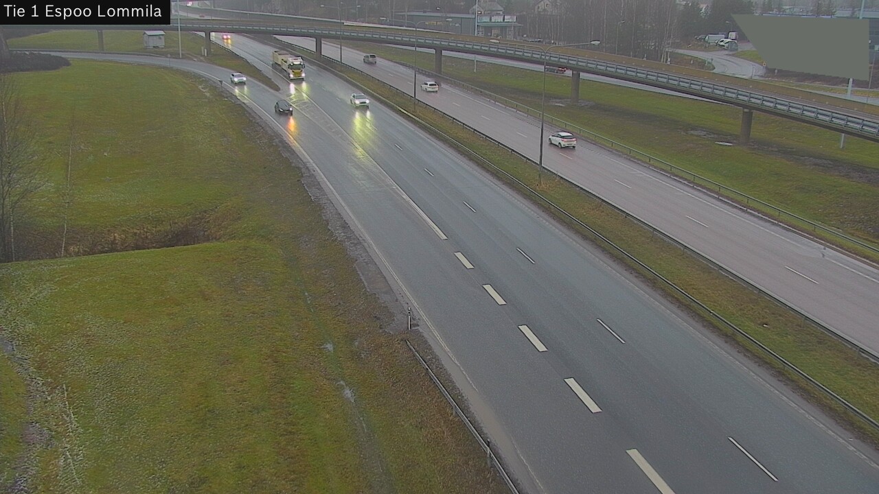 Weather Camera Image Väg 1 Esbo, Lommila, Espoo, Uusimaa