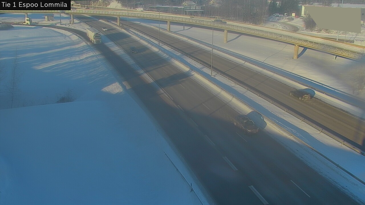 Weather Camera Image Road 1 Espoo, Lommila, Espoo, Uusimaa