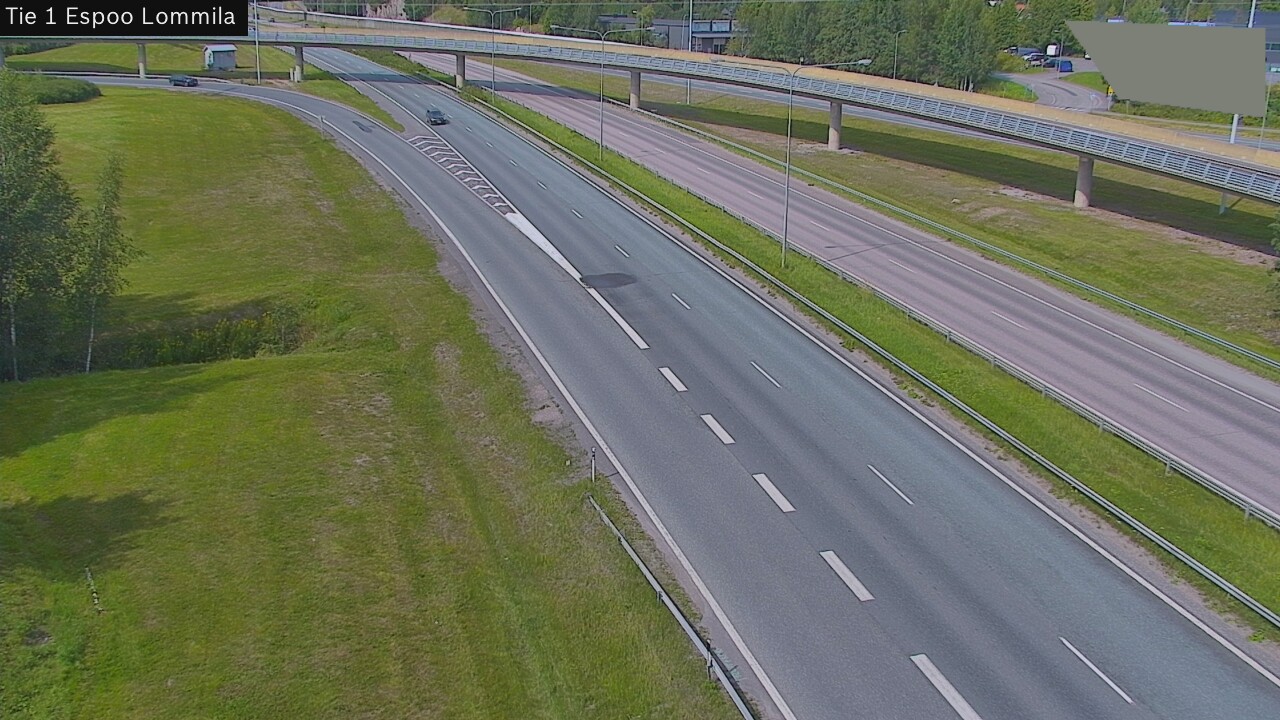 Weather Camera Image Väg 1 Esbo, Lommila, Espoo, Uusimaa