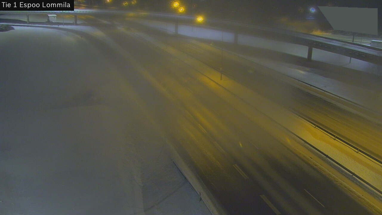 Weather Camera Image Väg 1 Esbo, Lommila, Espoo, Uusimaa