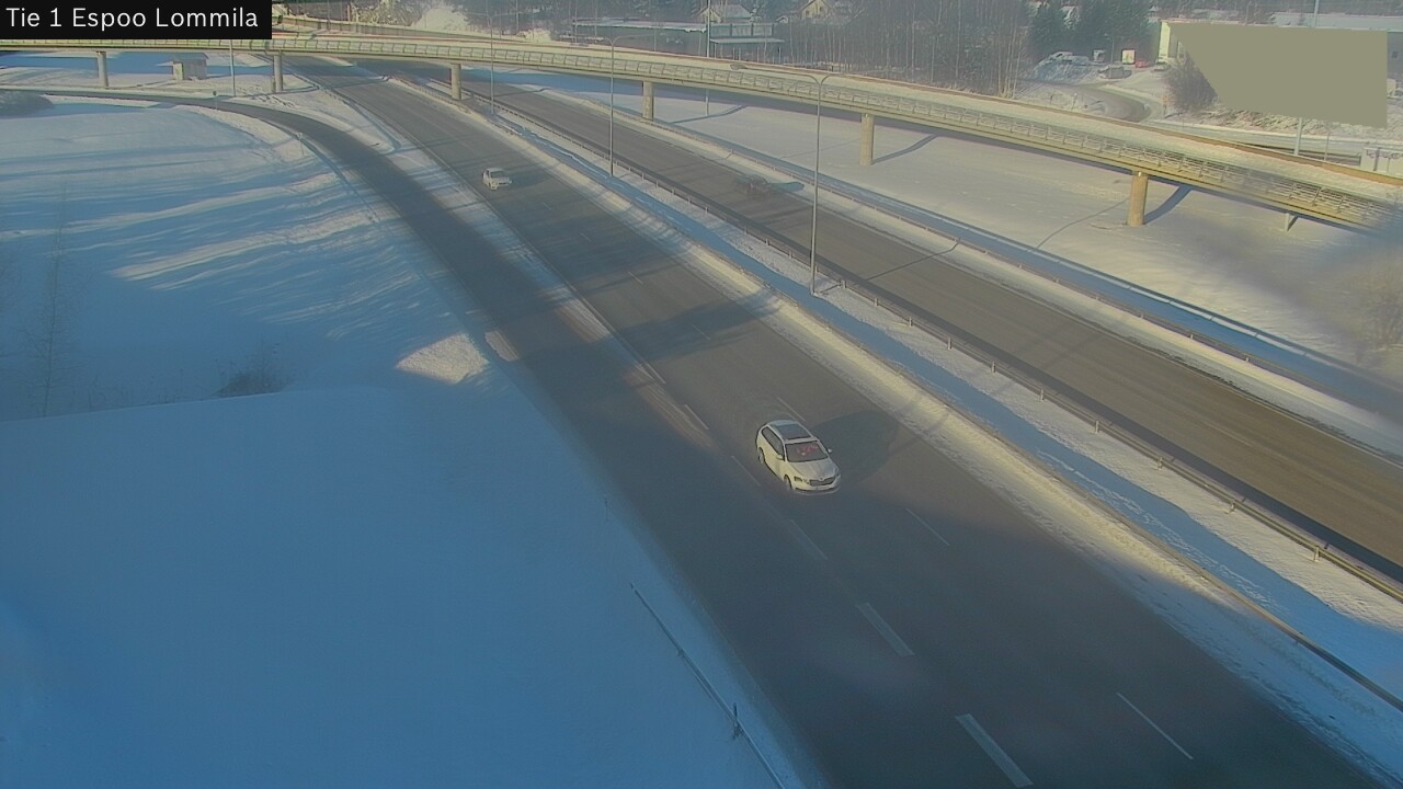 Weather Camera Image Road 1 Espoo, Lommila, Espoo, Uusimaa