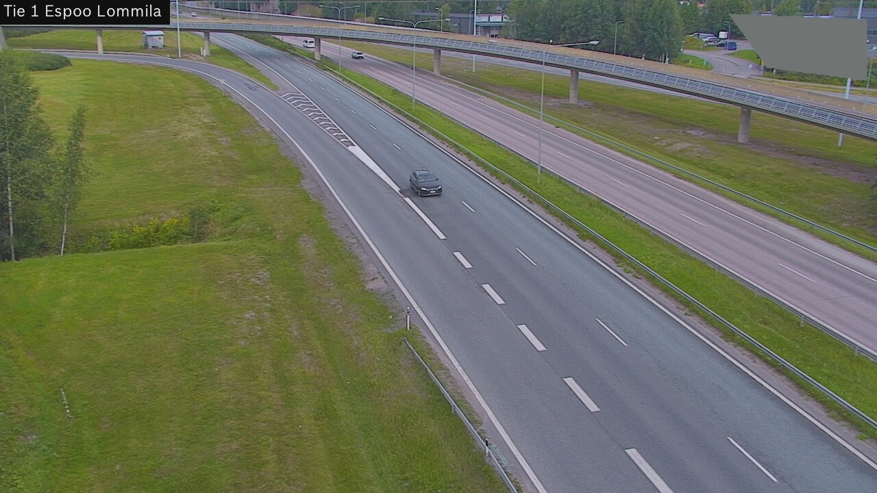 Weather Camera Image Väg 1 Esbo, Lommila, Espoo, Uusimaa