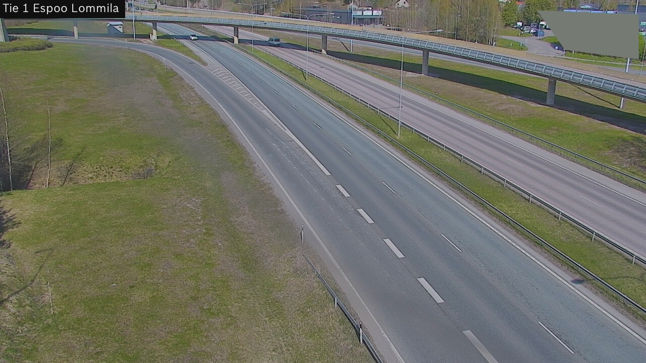 Weather Camera Image Road 1 Espoo, Lommila, Espoo, Uusimaa