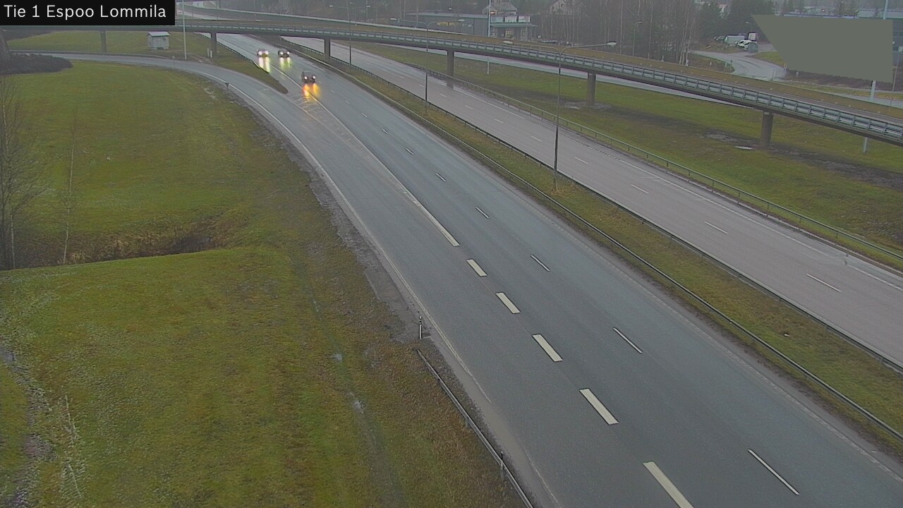 Weather Camera Image Väg 1 Esbo, Lommila, Espoo, Uusimaa