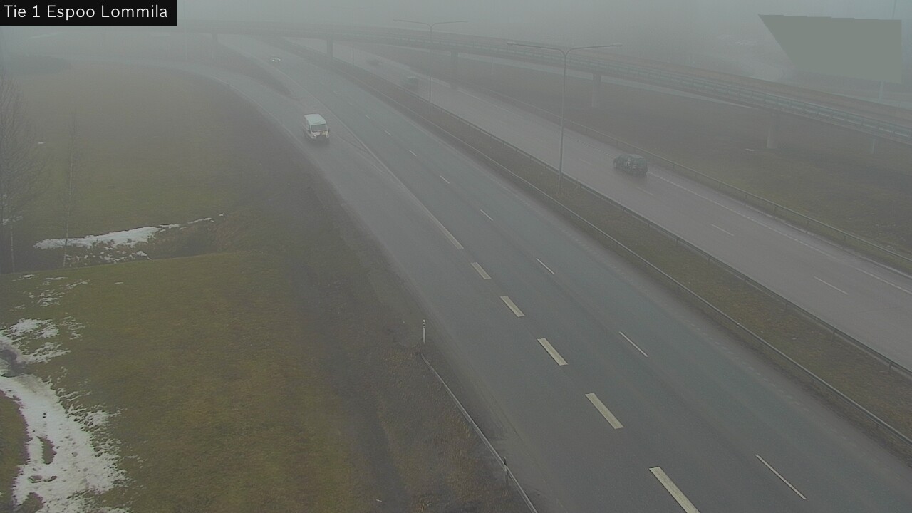 Weather Camera Image Road 1 Espoo, Lommila, Espoo, Uusimaa