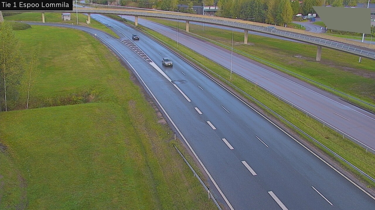Weather Camera Image Road 1 Espoo, Lommila, Espoo, Uusimaa