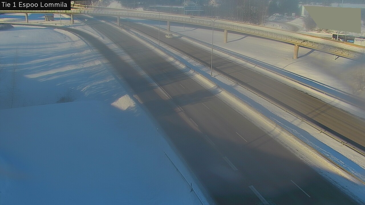 Weather Camera Image Road 1 Espoo, Lommila, Espoo, Uusimaa
