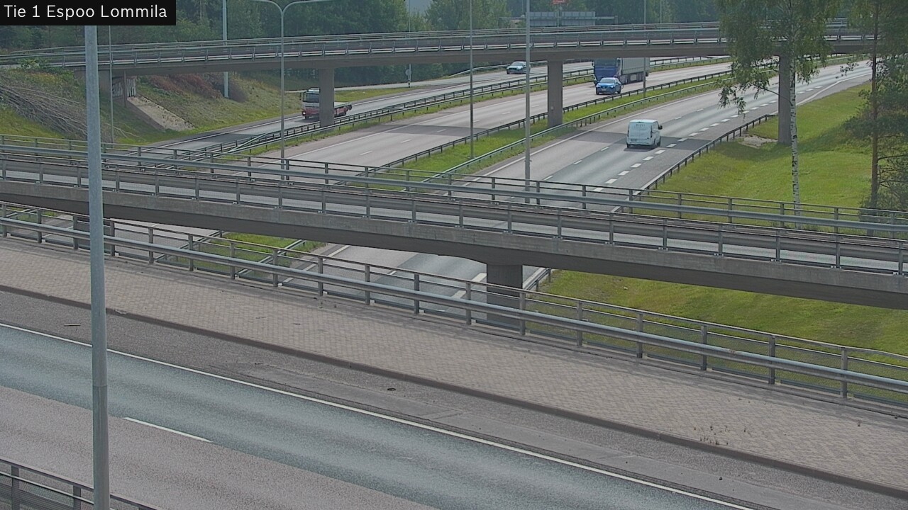 Weather Camera Image Väg 1 Esbo, Lommila, Espoo, Uusimaa