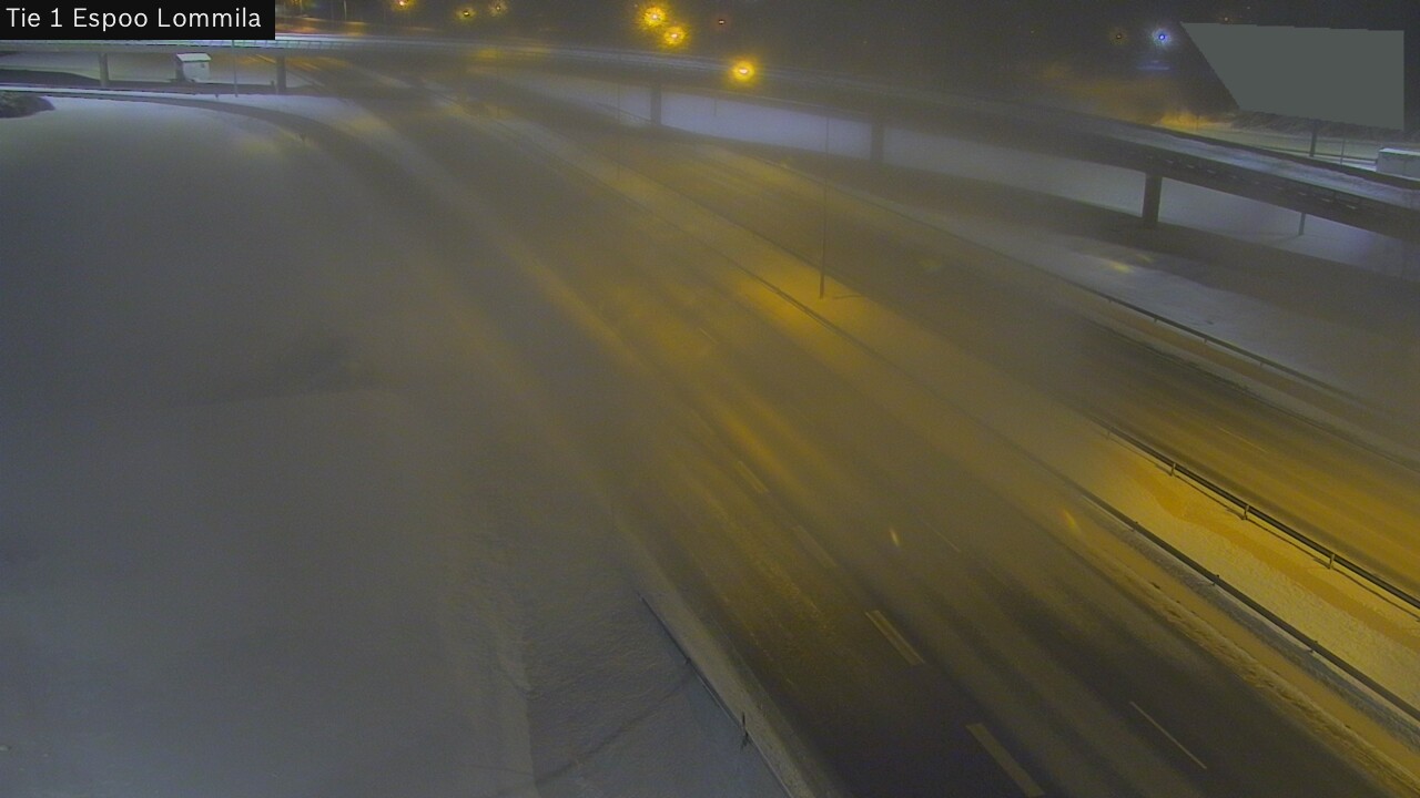 Weather Camera Image Road 1 Espoo, Lommila, Espoo, Uusimaa