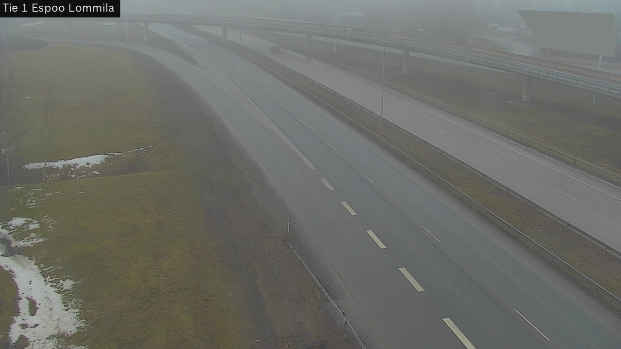 Weather Camera Image Road 1 Espoo, Lommila, Espoo, Uusimaa