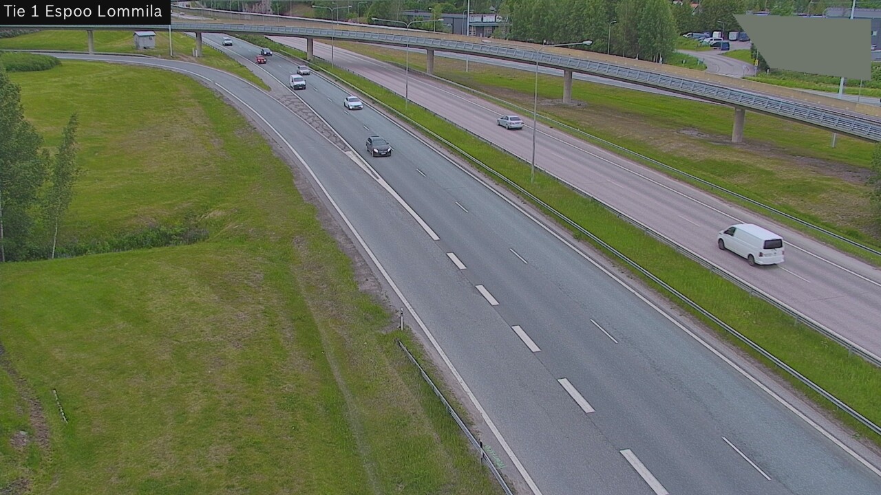 Weather Camera Image Väg 1 Esbo, Lommila, Espoo, Uusimaa
