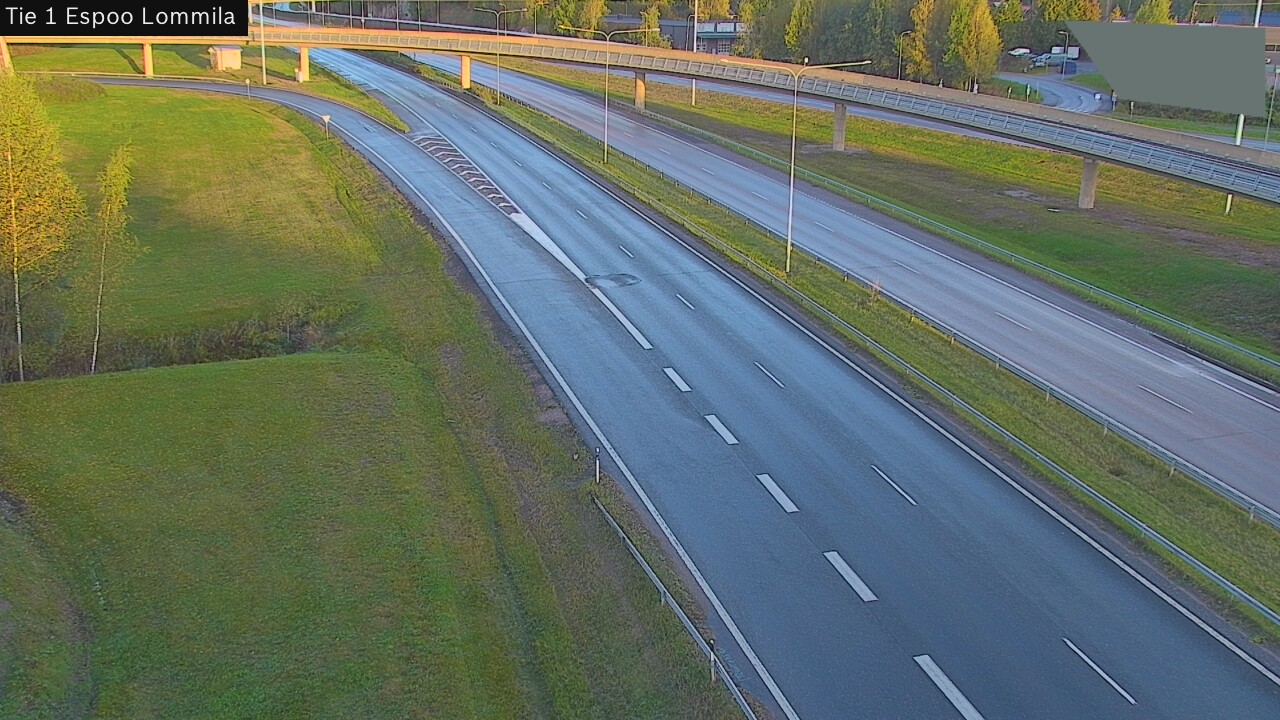 Weather Camera Image Road 1 Espoo, Lommila, Espoo, Uusimaa