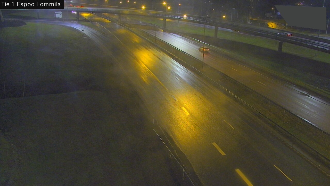 Weather Camera Image Väg 1 Esbo, Lommila, Espoo, Uusimaa