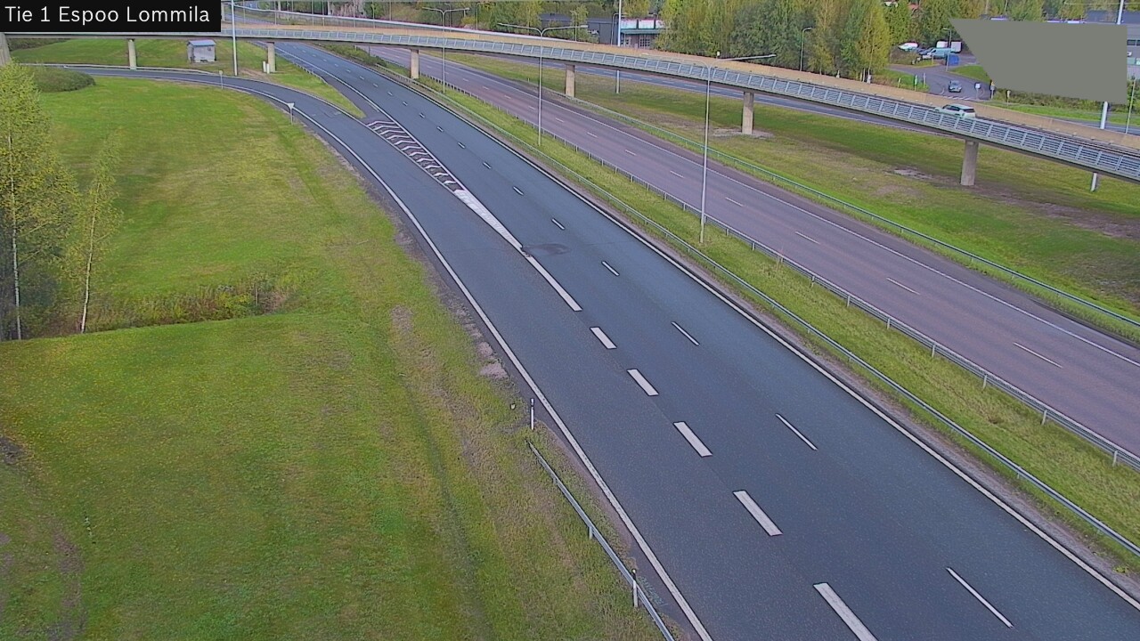 Weather Camera Image Road 1 Espoo, Lommila, Espoo, Uusimaa