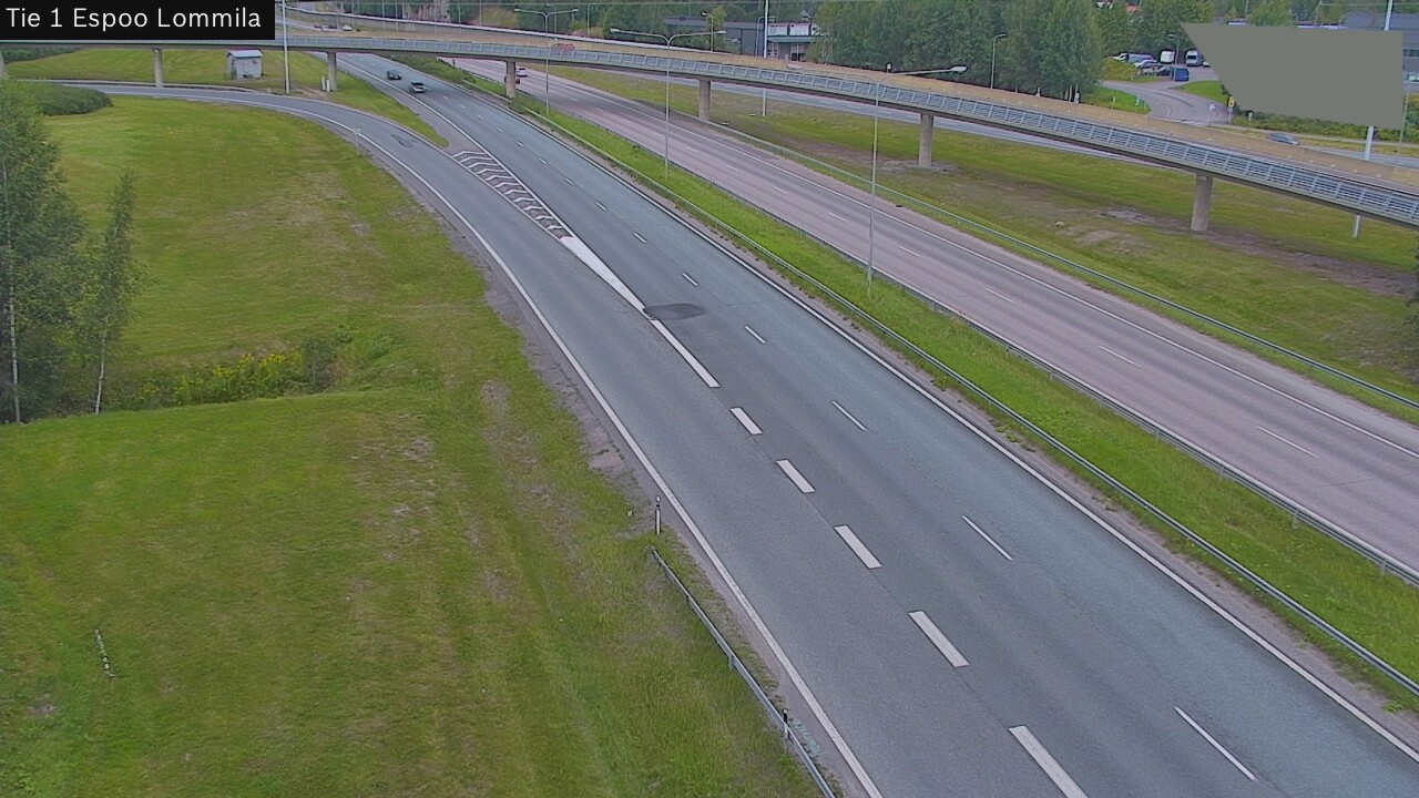 Weather Camera Image Väg 1 Esbo, Lommila, Espoo, Uusimaa