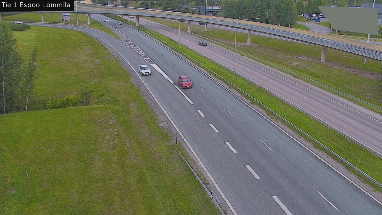 Weather Camera Image Väg 1 Esbo, Lommila, Espoo, Uusimaa