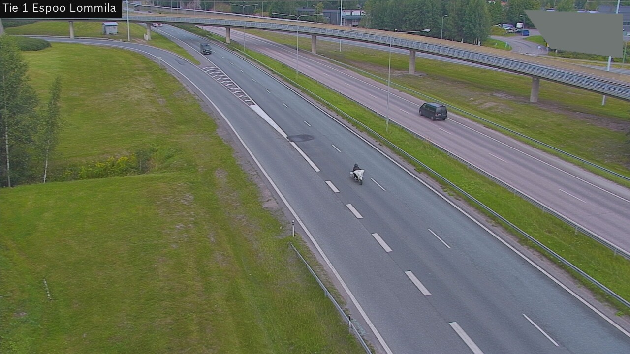 Weather Camera Image Väg 1 Esbo, Lommila, Espoo, Uusimaa