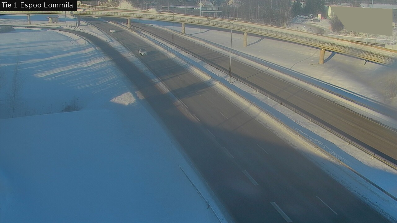 Weather Camera Image Road 1 Espoo, Lommila, Espoo, Uusimaa
