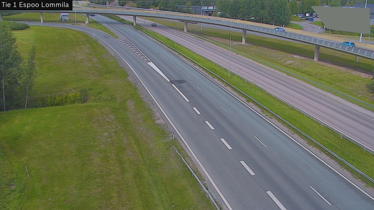 Weather Camera Image Väg 1 Esbo, Lommila, Espoo, Uusimaa