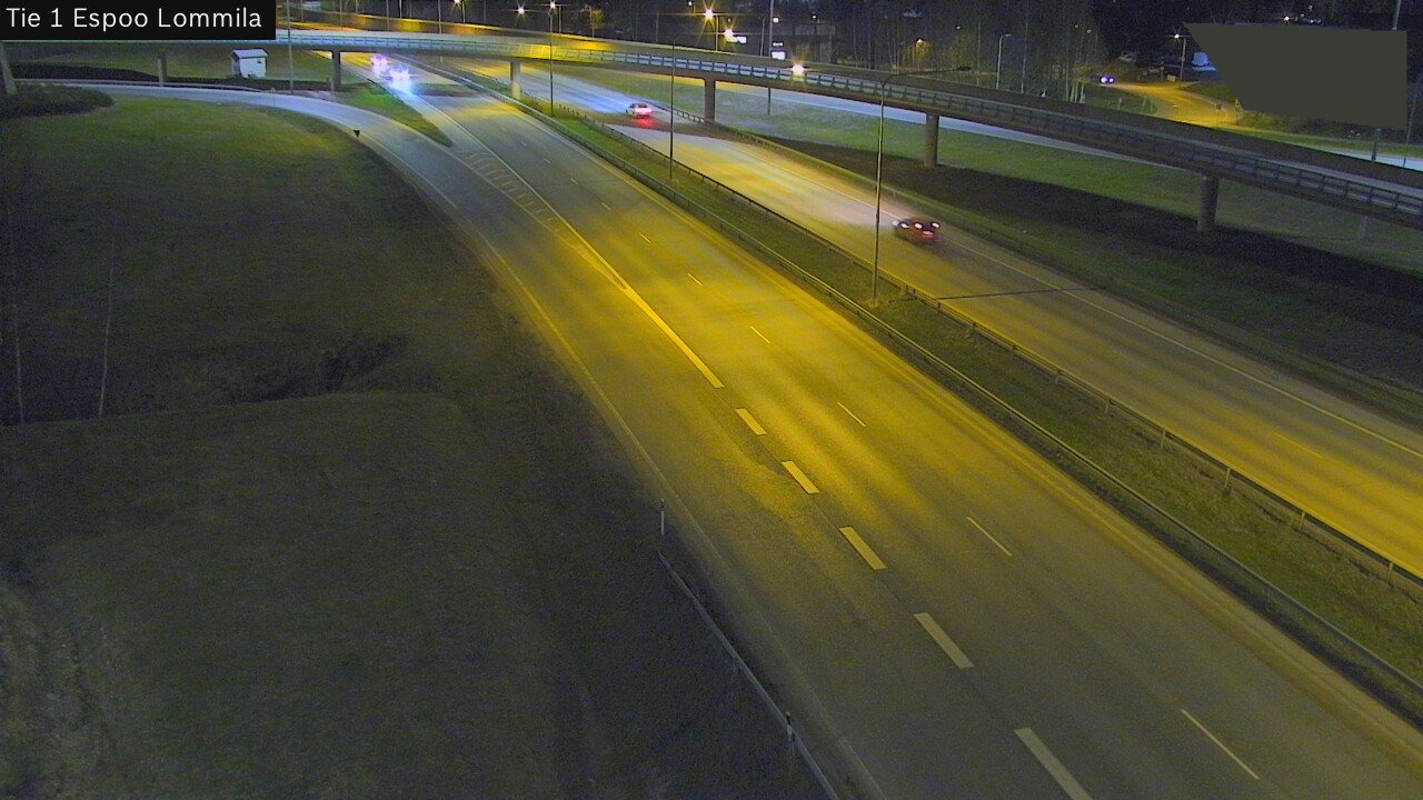 Weather Camera Image Road 1 Espoo, Lommila, Espoo, Uusimaa