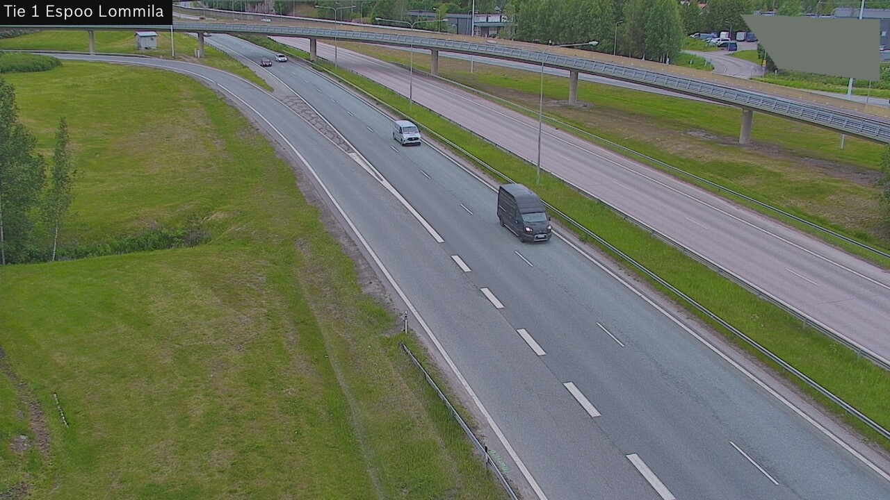 Weather Camera Image Väg 1 Esbo, Lommila, Espoo, Uusimaa