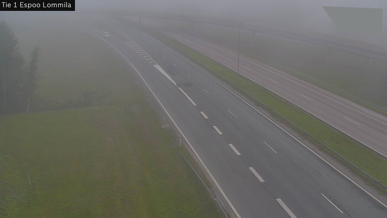 Weather Camera Image Road 1 Espoo, Lommila, Espoo, Uusimaa