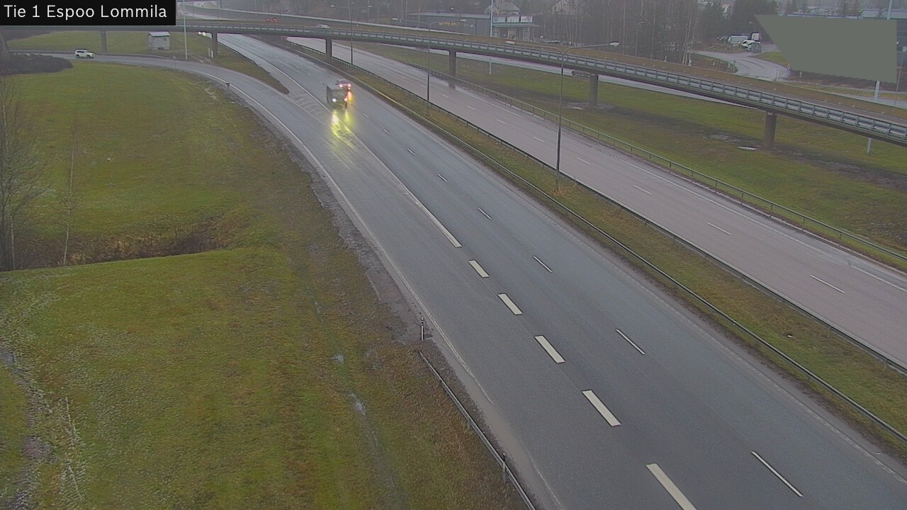 Weather Camera Image Väg 1 Esbo, Lommila, Espoo, Uusimaa