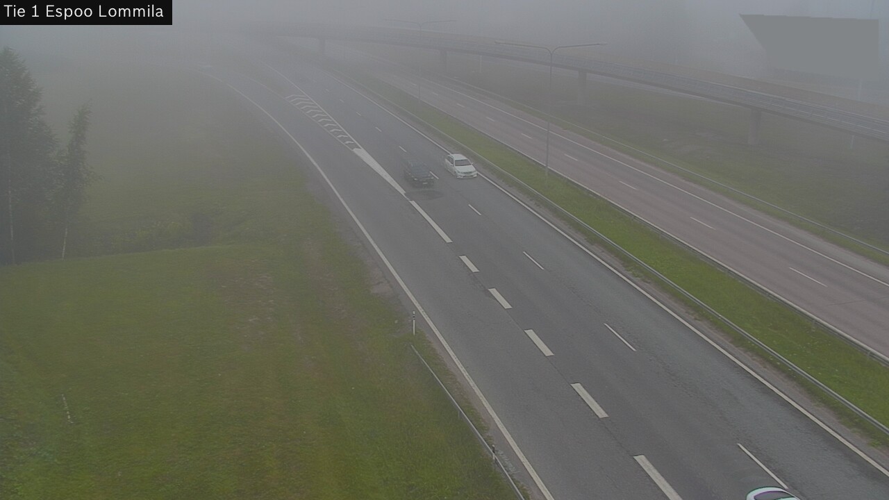 Weather Camera Image Road 1 Espoo, Lommila, Espoo, Uusimaa