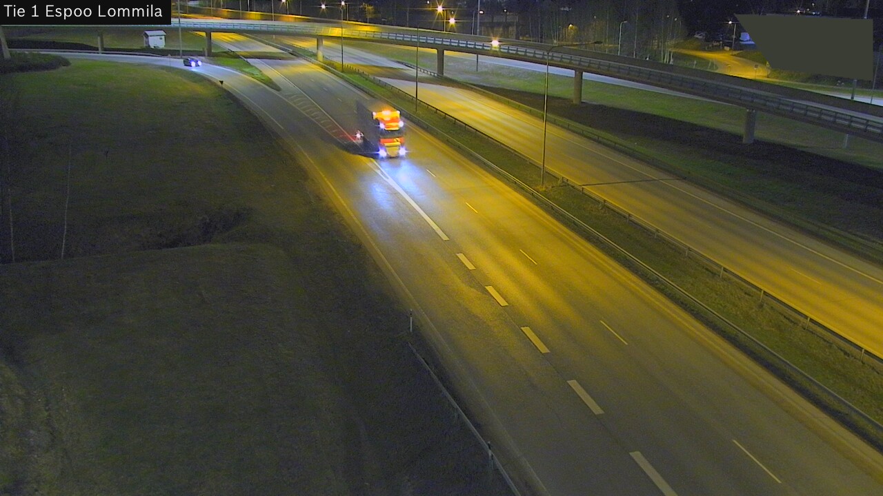 Weather Camera Image Road 1 Espoo, Lommila, Espoo, Uusimaa