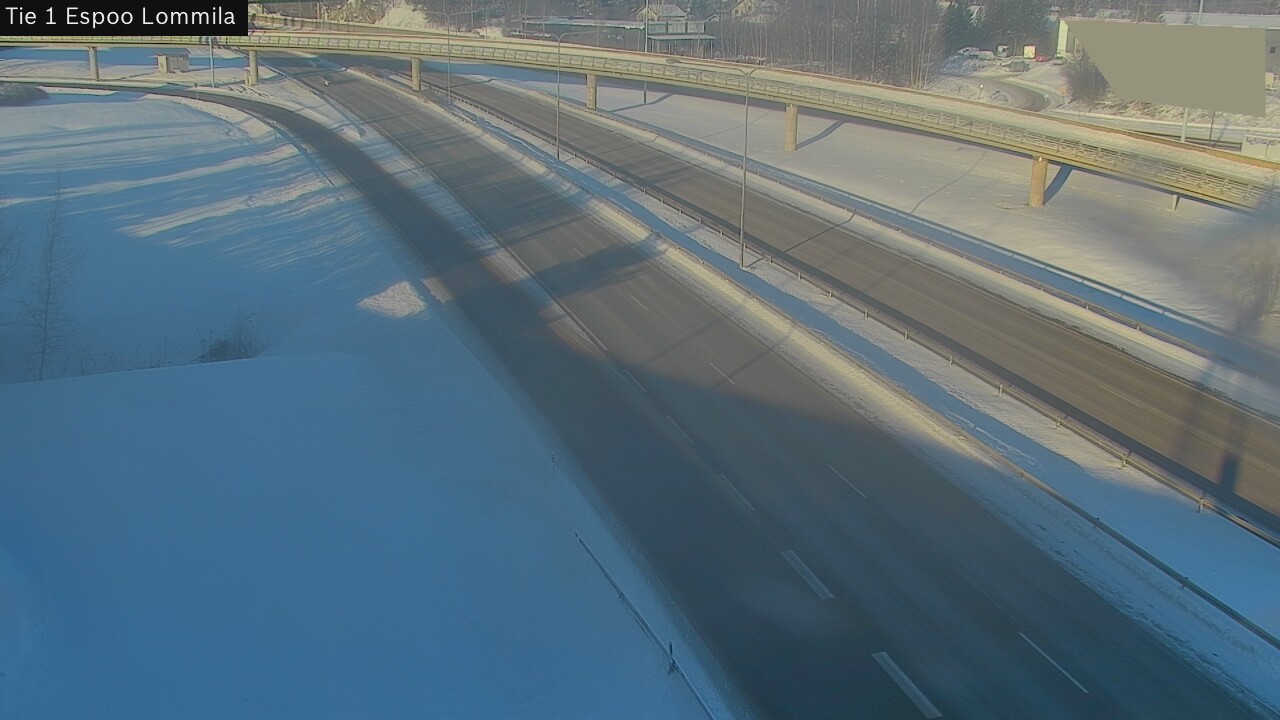 Weather Camera Image Road 1 Espoo, Lommila, Espoo, Uusimaa