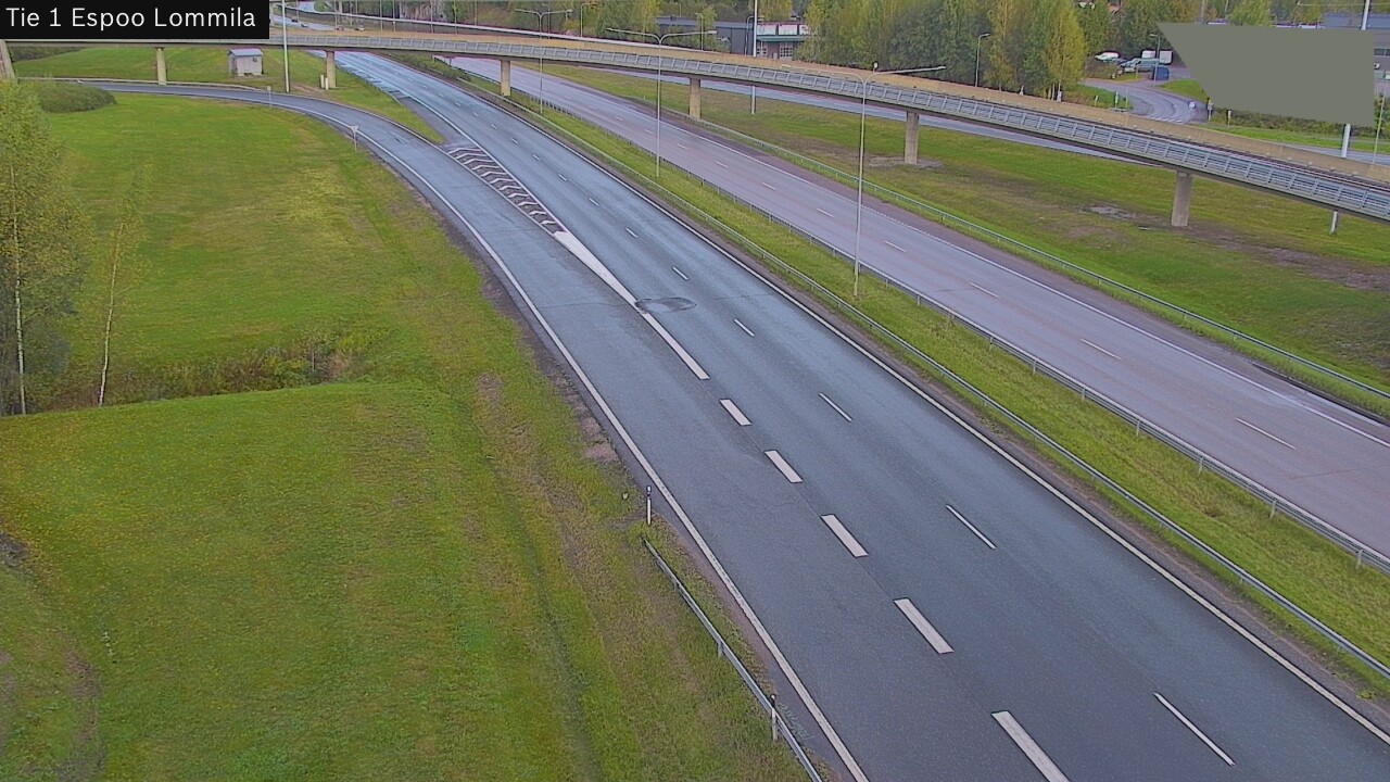 Weather Camera Image Road 1 Espoo, Lommila, Espoo, Uusimaa