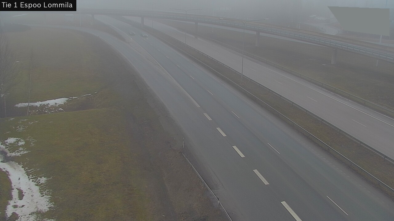 Weather Camera Image Road 1 Espoo, Lommila, Espoo, Uusimaa