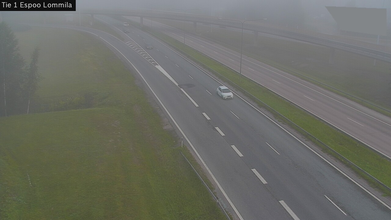 Weather Camera Image Road 1 Espoo, Lommila, Espoo, Uusimaa