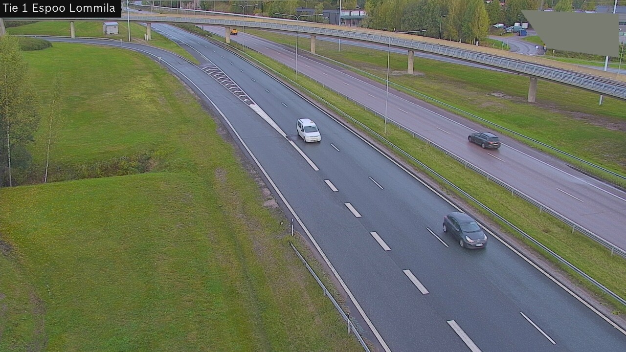 Weather Camera Image Road 1 Espoo, Lommila, Espoo, Uusimaa
