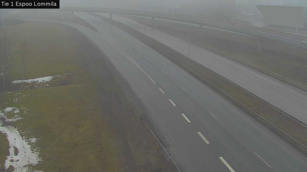 Weather Camera Image Road 1 Espoo, Lommila, Espoo, Uusimaa