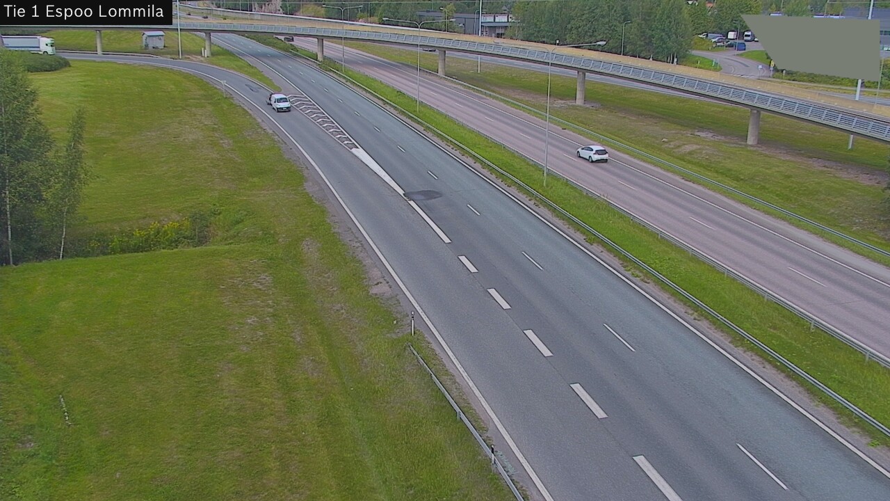 Weather Camera Image Väg 1 Esbo, Lommila, Espoo, Uusimaa