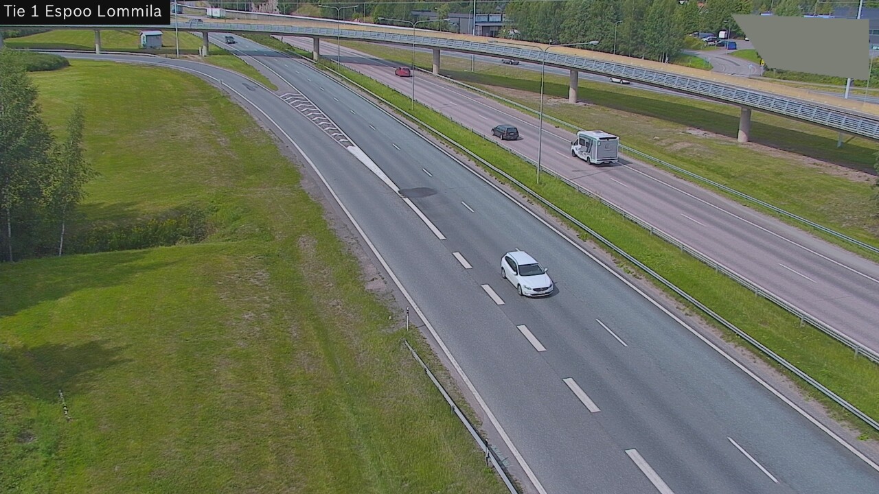 Weather Camera Image Väg 1 Esbo, Lommila, Espoo, Uusimaa