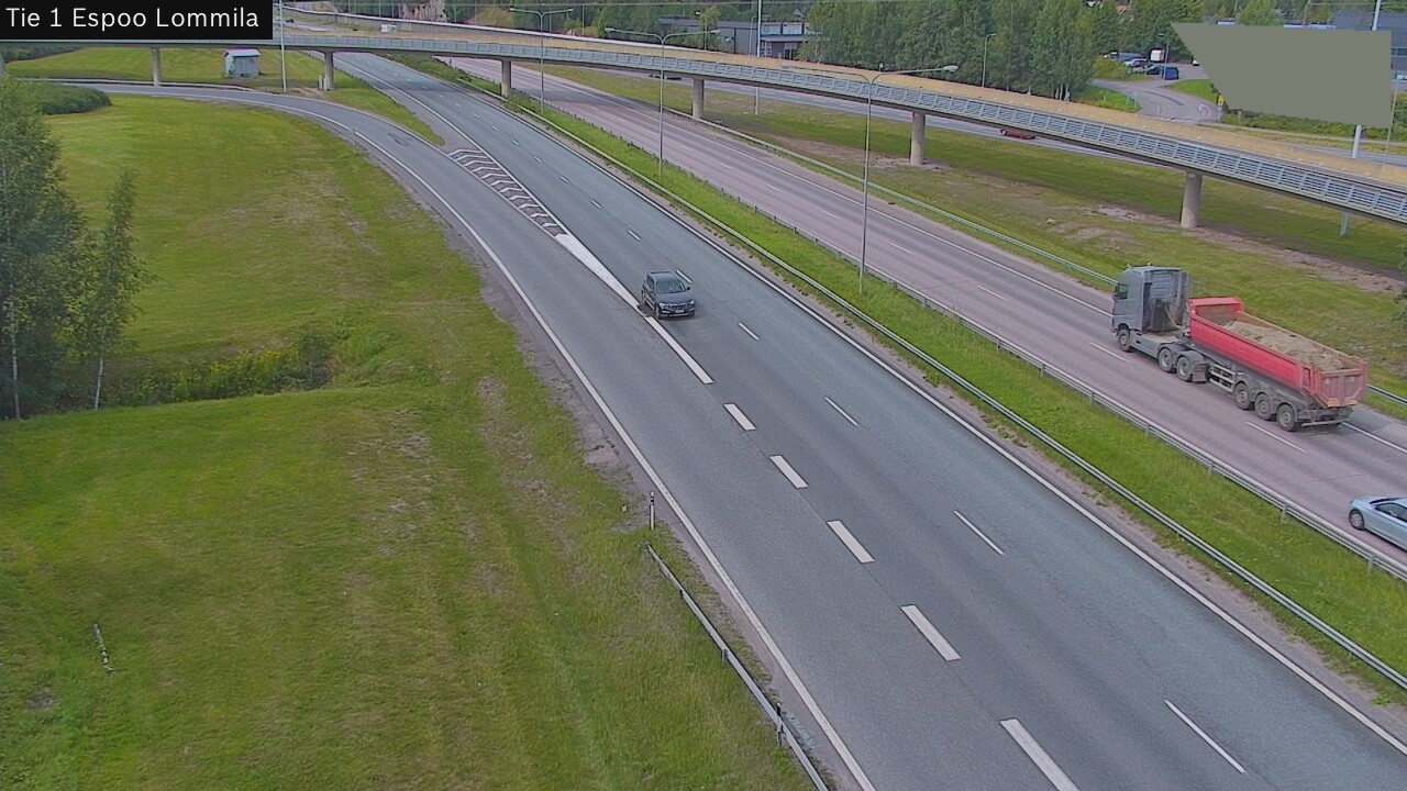 Weather Camera Image Väg 1 Esbo, Lommila, Espoo, Uusimaa