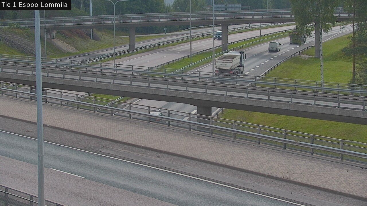 Weather Camera Image Väg 1 Esbo, Lommila, Espoo, Uusimaa