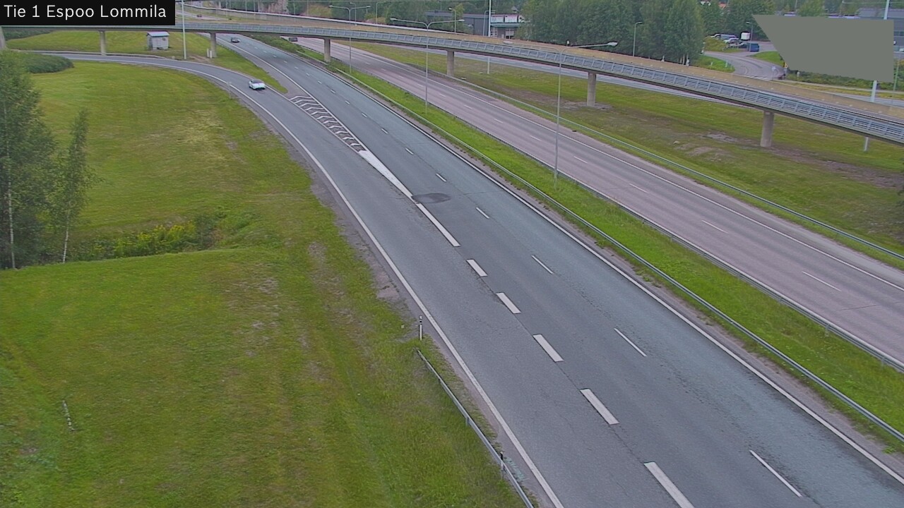 Weather Camera Image Väg 1 Esbo, Lommila, Espoo, Uusimaa