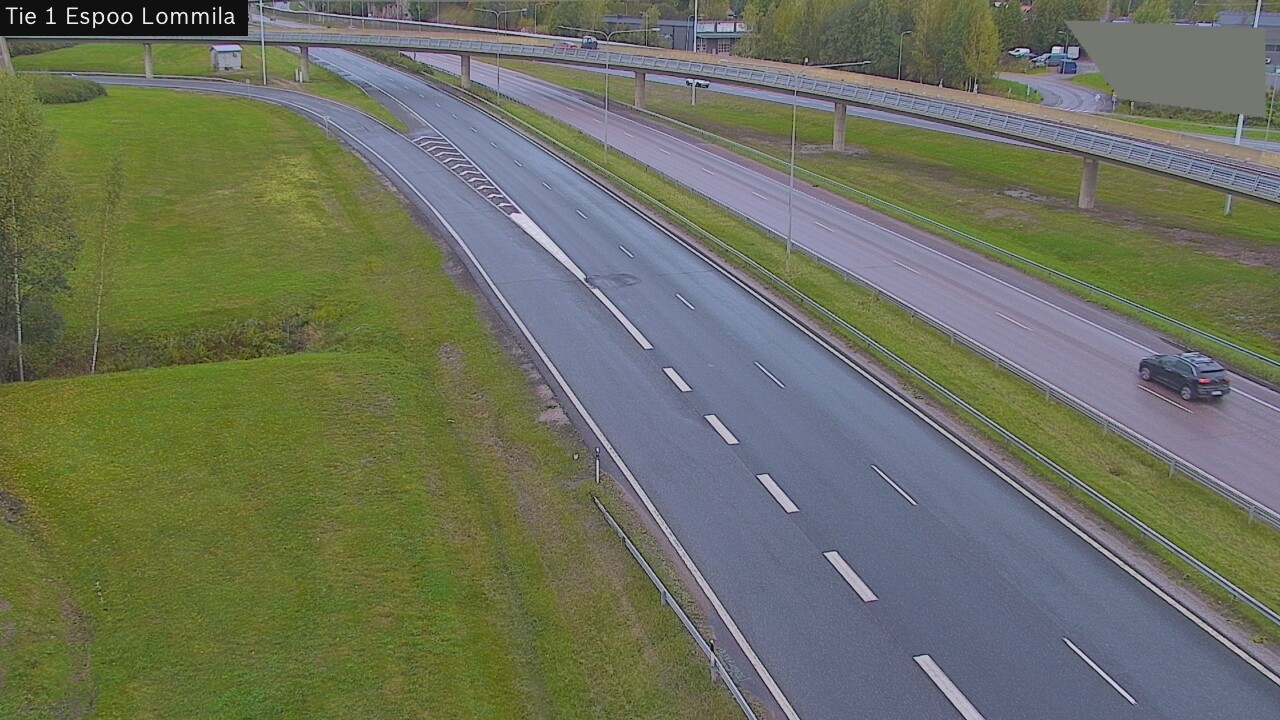 Weather Camera Image Road 1 Espoo, Lommila, Espoo, Uusimaa