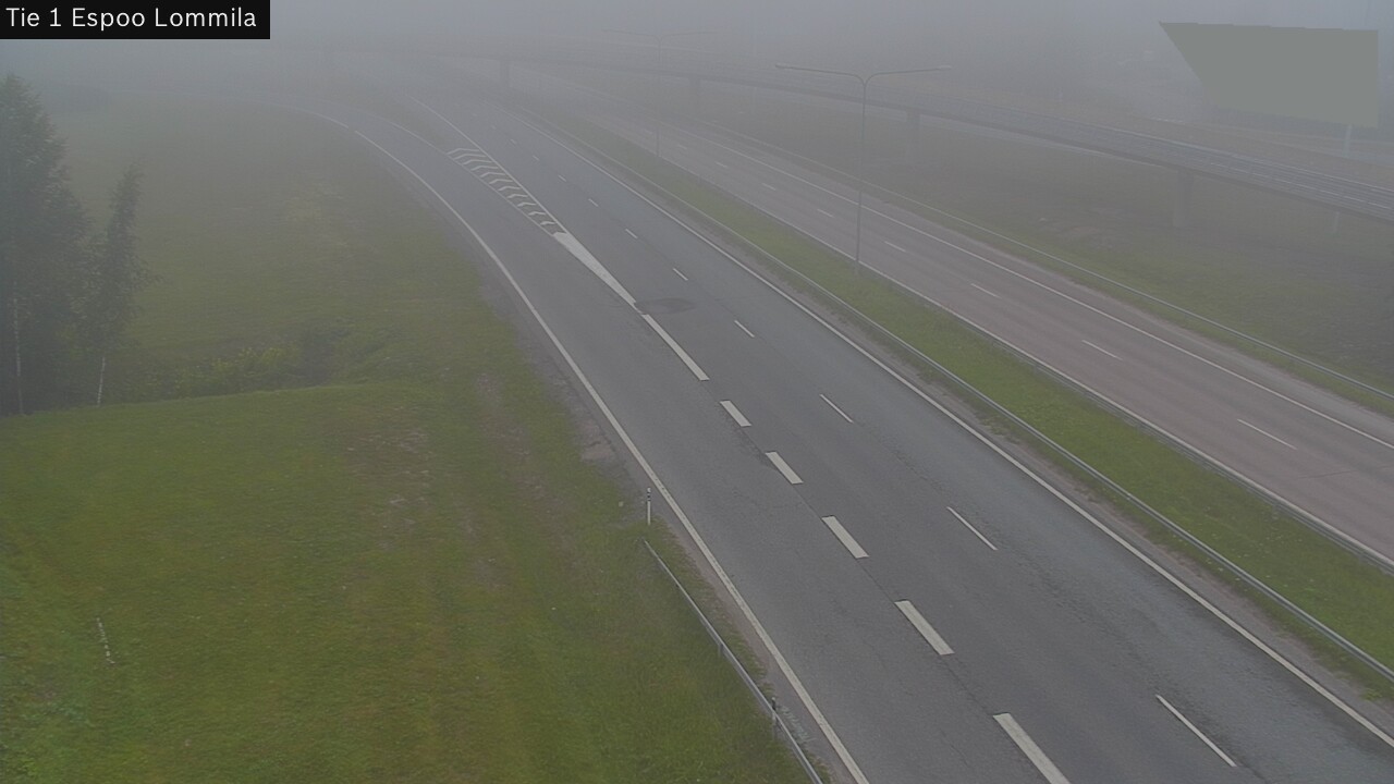 Weather Camera Image Väg 1 Esbo, Lommila, Espoo, Uusimaa