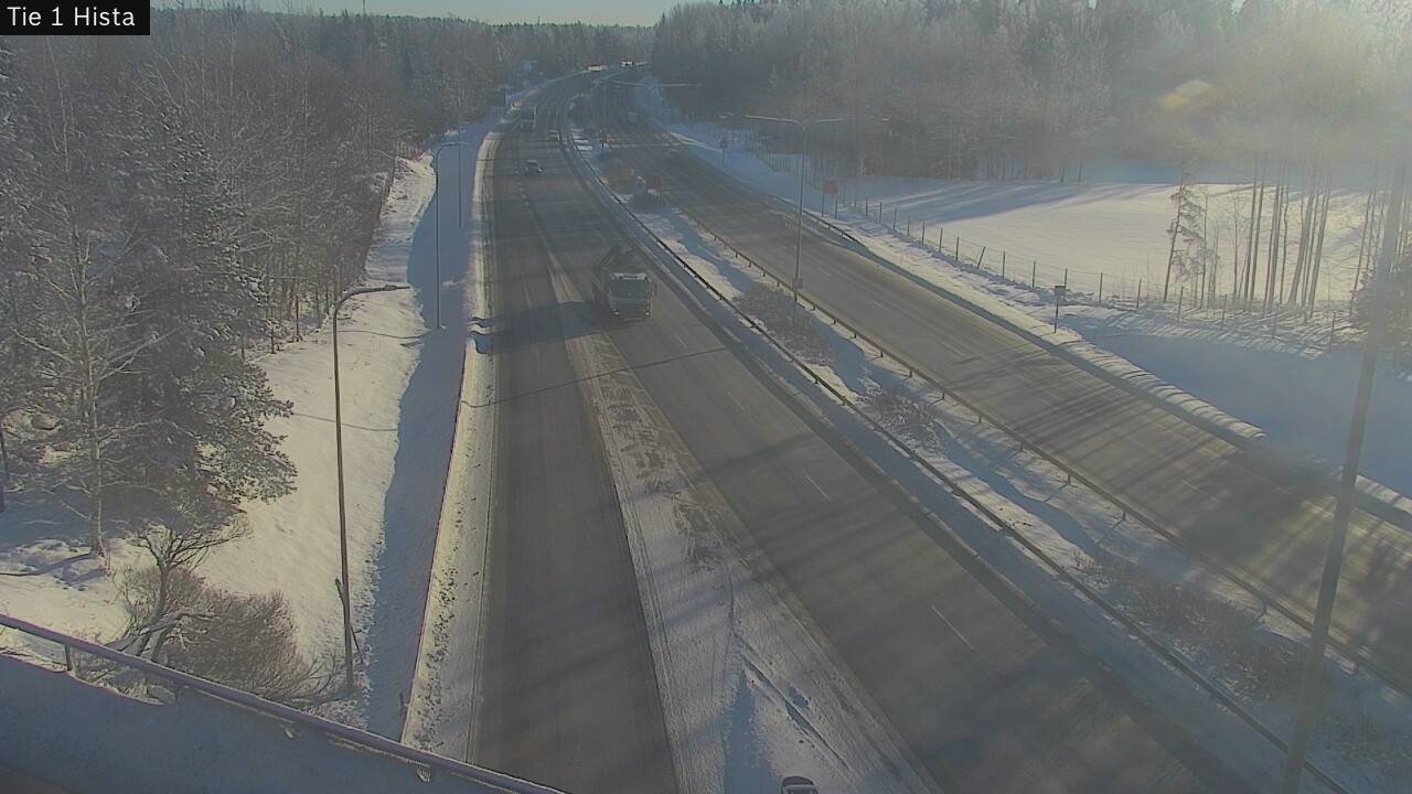 Weather Camera Image Road 1 Espoo, Hista, Espoo, Uusimaa